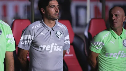 Abel Ferreira, técnico do Palmeira, não concedeu coletiva após o choque-rei – Foto: Ettore Chiereguini/AGIF