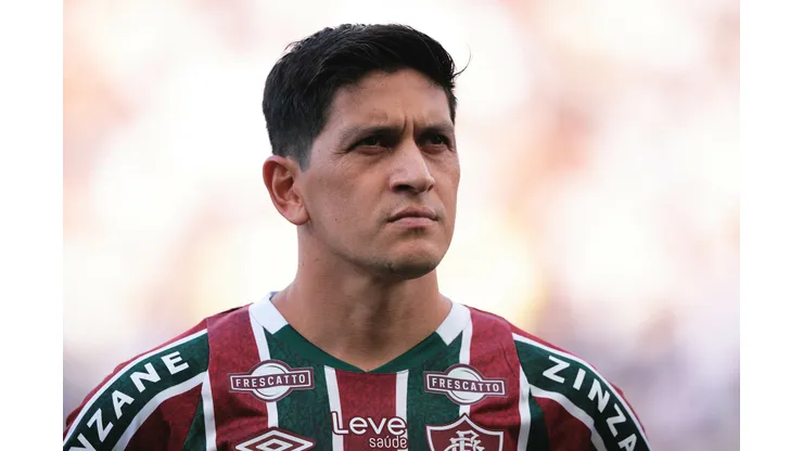 Cano jogador do Fluminense durante partida contra o Corinthians no estadio Arena Corinthians pelo campeonato Brasileiro A 2024. Foto: Ettore Chiereguini/AGIF