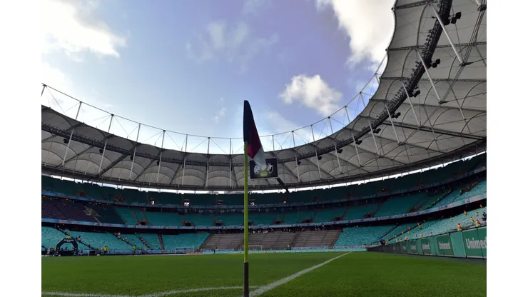 Arena Fonte Nova palco de Bahia x Criciúma pela Copa do Brasil 2024.