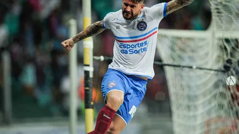 Everaldo marcou o gol da vitória do Bahia – Foto: Jhony Pinho/AGIF