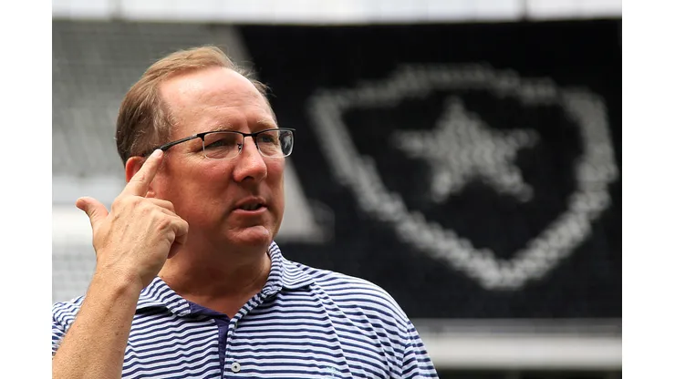 John Textor. Luis Castro do Botafogo no Estadio Nilton Santos. 29 de Marco de 2022, Rio de Janeiro, RJ, Brasil. Foto: Vitor Silva/Botafogo.