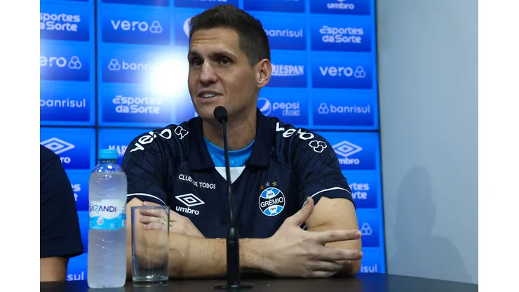Apresentação Edenilson e Rafael Cabral - 24/04/2024 Foto: Rodrigo Fatturi / Grêmio FBPA