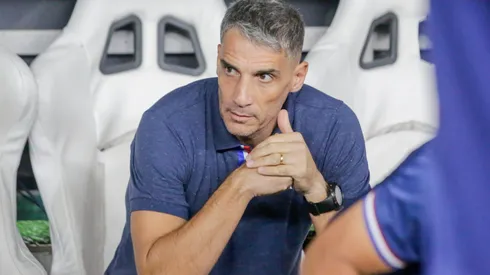 Vojvoda tecnico do Fortaleza durante partida contra o Altos no estadio Arena Castelao pelo campeonato Copa Do Nordeste 2024. Lucas Emanuel/AGIF