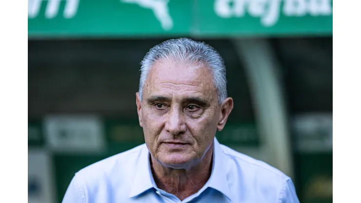 SP - SAO PAULO - 21/04/2024 - BRASILEIRO A 2024, PALMEIRAS X FLAMENGO - Tite tecnico do Flamengo durante partida contra o Palmeiras no estadio Arena Allianz Parque pelo campeonato Brasileiro A 2024. Foto: Leonardo Lima/AGIF