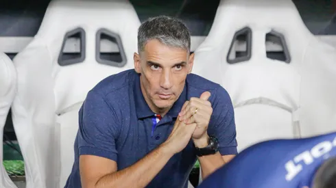 Vojvoda tecnico do Fortaleza durante partida contra o Altos no estadio Arena Castelao pelo campeonato Copa Do Nordeste 2024. Lucas Emanuel/AGIF