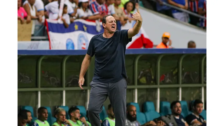 Rogerio Ceni tecnico do Bahia durante partida contra o Jequie no estadio Arena Fonte Nova pelo campeonato Baiano 2024. Renan Oliveira/AGIF