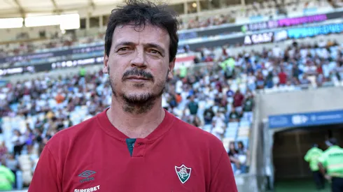 RJ – RIO DE JANEIRO – 20/04/2024 – BRASILEIRO A 2024, FLUMINENSE X VASCO – Fernando Diniz tecnico do Fluminense durante partida contra o Vasco no estadio Maracana pelo campeonato Brasileiro A 2024.