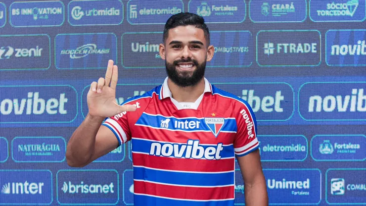 Fortaleza anunciou a chegada de seu novo reforço, Felipe Jonatan. Mateus Lotif/FEC