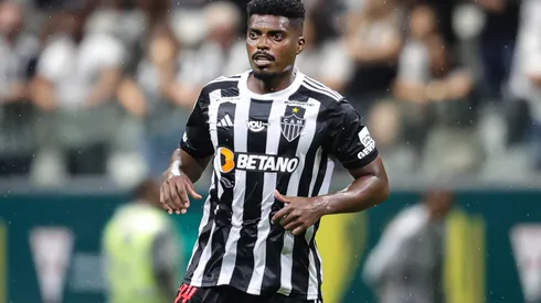 MG – BELO HORIZONTE – 30/03/2024 – MINEIRO 2024, ATLETICO-MG X CRUZEIRO – FINAL – Jemerson jogador do Atletico-MG durante partida contra o Cruzeiro no estadio Arena MRV pelo campeonato Mineiro 2024. Foto: Gilson Lobo/AGIF