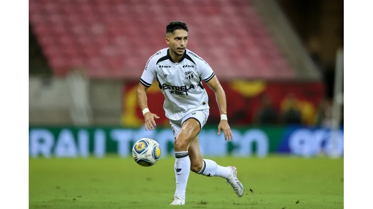 Rai Ramos jogador do Ceara durante a partida contra Sport na Arena de Pernambuco, pela copa do nordeste 2024. Marlon Costa/AGIF