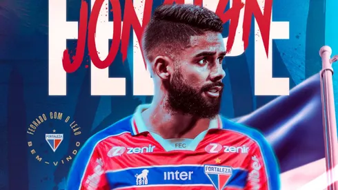 Felipe Jonatan, anunciado como jogador do Fortaleza. Fortaleza / Rian Mesquita