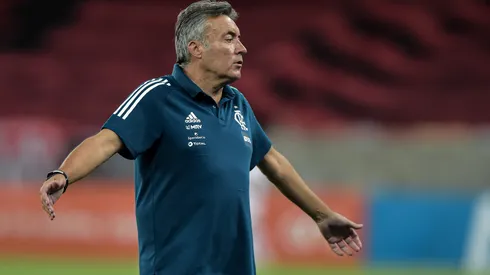 RJ – Rio de Janeiro – 15/10/2020 – BRASILEIRO A 2020, FLAMENGO X BRAGANTINO – Domenec Torrent tecnico do Flamengo durante partida contra o Bragantino no estadio Maracana pelo campeonato Brasileiro A 2020. Foto: Thiago Ribeiro/AGIF