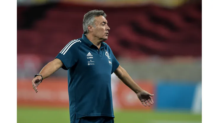 RJ - Rio de Janeiro - 15/10/2020 - BRASILEIRO A 2020, FLAMENGO X BRAGANTINO - Domenec Torrent tecnico do Flamengo durante partida contra o Bragantino no estadio Maracana pelo campeonato Brasileiro A 2020. Foto: Thiago Ribeiro/AGIF