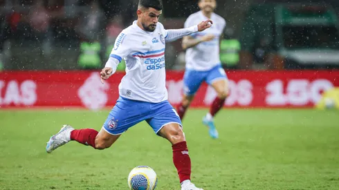 RS – PORTO ALEGRE – 13/04/2024 – BRASILEIRO A 2024, INTERNACIONAL X BAHIA – Cauly jogador do Bahia durante partida contra o Internacional no estadio Beira-Rio pelo campeonato Brasileiro A 2024. Foto: Maxi Franzoi/AGIF