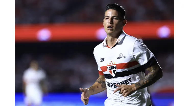 James pode desfalcar o São Paulo. Foto: Marcello Zambrana/AGIF