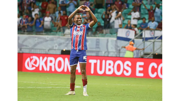 Jean Lucas foi autor do gol que selou a goleada do Bahia sobre o Náutico. Fotos: Tiago Caldas /EC Bahia
