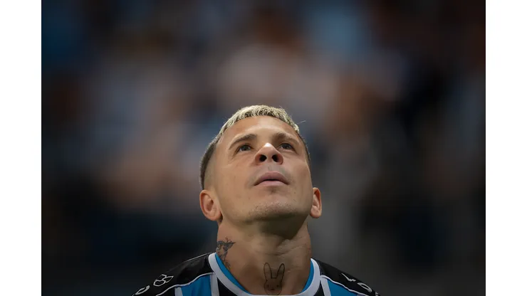 Yeferson Soteldo jogador do Grêmio durante partida contra o Juventude no estádio Arena do Grêmio pelo campeonato Gaúcho 2024. Atacante criticado nas redes sociais. Foto: Liamara Polli/AGIF