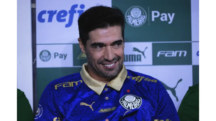 Abel Ferreira técnico do Palmeiras durante partida contra o Novorizontino no estádio Arena Allianz Parque pelo campeonato Paulista 2024.