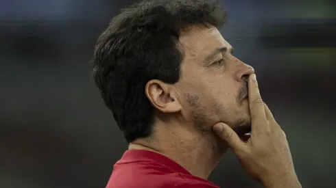 RJ – RIO DE JANEIRO – 09/04/2024 – COPA LIBERTADORES 2024, FLUMINENSE X COLO-COLO – Fernando Diniz tecnico do Fluminense durante partida contra o Colo-Colo no estadio Maracana pelo campeonato Copa Libertadores 2024. Foto: Jorge Rodrigues/AGIF