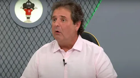 Ulisses Costa agita torcida do Corinthians com informação. Foto: Reprodução/TV Bandeirantes