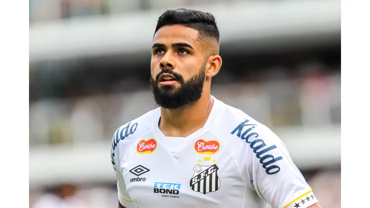 Felipe Jonatan durante confronto contra o Novorizontino no Campeonato Paulista de 2024.