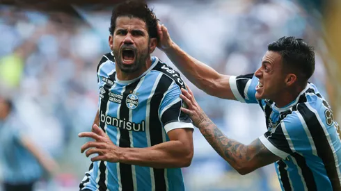 Diego Costa é o artilheiro do Grêmio na temporada – Foto: Maxi Franzoi/AGIF