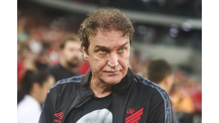 Cuca durante confronto contra o Londrina no segundo jogo da semifinal do Campeonato Paranaense de 2024.