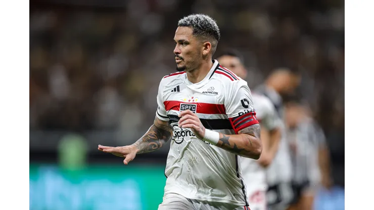 Luciano foi autor do único gol do São Paulo na estreia da Libertadores.