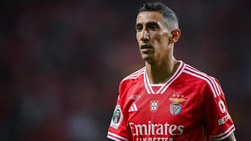 Di María durante confronto contra o Porto na Supercopa de Portugal em 2023.