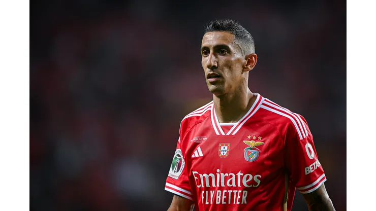 Di María durante confronto contra o Porto na Supercopa de Portugal em 2023.