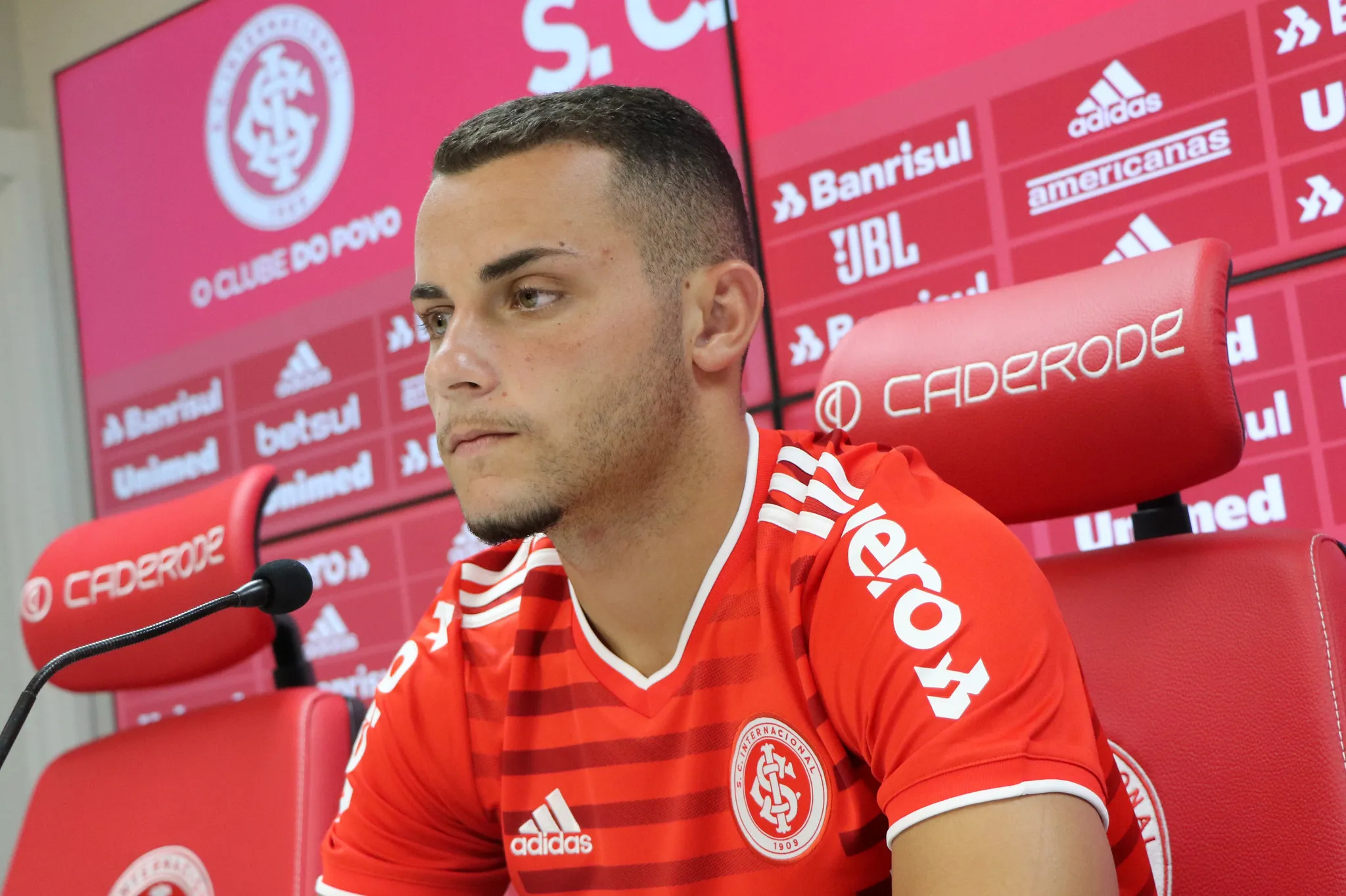 Declaração de Bruno Gomes vem à tona no Inter. Foto: Ricardo Duarte/Internacional