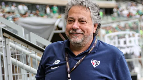 Julio Casares Presidente do Sao Paulo durante partida contra o Palmeiras no estadio Mineirao pelo campeonato Supercopa 2024. Gilson Lobo/AGIF