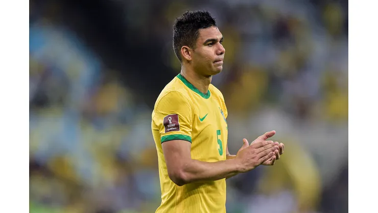 Casemiro jogador do Brasil comemora vitoria ao final da partida contra o Chile no estadio Maracana pelo campeonato Eliminatorias Copa do Mundo 2022. Atleta foi citado no Soberano. Foto: Thiago Ribeiro/AGIF