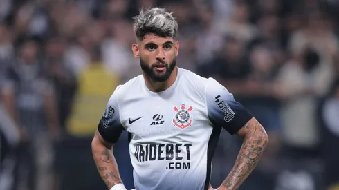 Yuri Alberto jogador do Corinthians durante partida contra o America-RN na Arena Corinthians pelo campeonato Copa Do Brasil 2024.