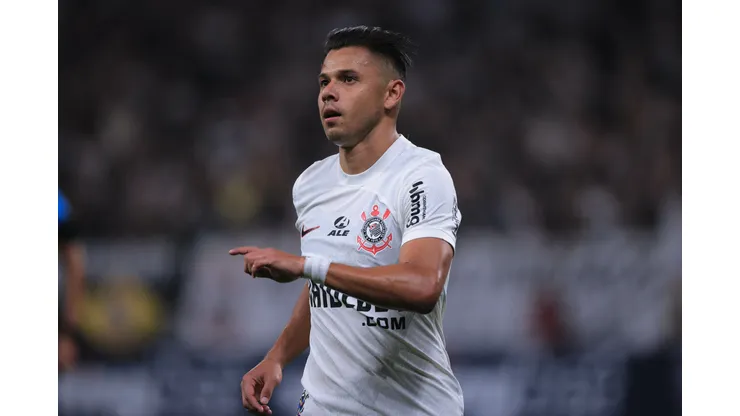 Romero durante confronto contra o Nacional na Copa Sul-Americana de 2024.