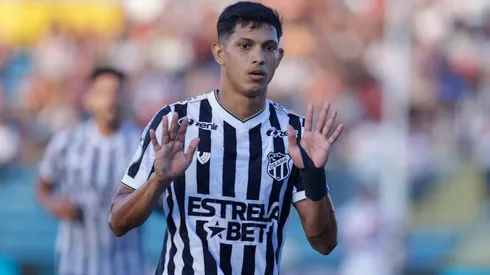 Erick Pulga durante confronto contra o Ferroviário no Campeonato Cearense de 2024.