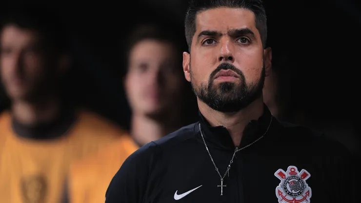 António Oliveira, treinador do Corinthians.