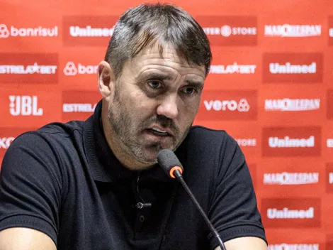 Coudet fala de “castigo” sobre derrota do Inter: “Não tivemos a sorte do rival”