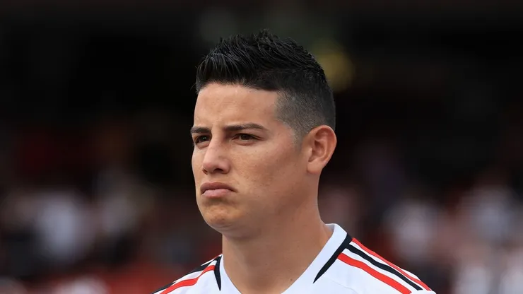 James Rodriguez jogador do São Paulo durante partida contra o Botafogo no estádio Morumbi pelo campeonato Brasileiro A 2023. Meia deve deixar o clube e ir atuar na La Liga
