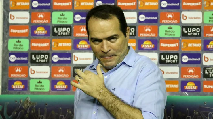Marcelo Paz CEO do Fortaleza antes do jogo no estadio Almeidao em Joao Pessoa (PB), contra o Botafogo-PB pela Copa do Nordeste 2024, nesta quarta-feira (7). Marlon Costa/AGIF