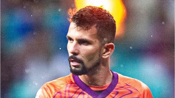 Marcos Felipe jogador do Bahia durante partida contra o Fluminense no estadio Arena Fonte Nova pelo campeonato Brasileiro A 2024.