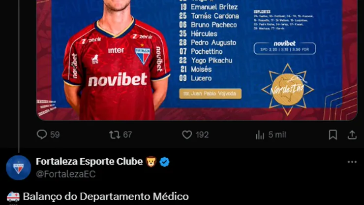 Escalação do Sport