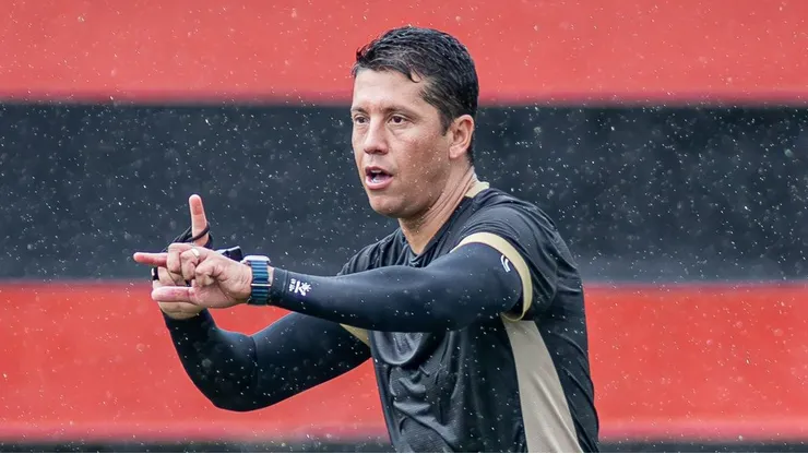Thiago Carpini, técnico do Vitória. Victor Ferreira/ECVitória