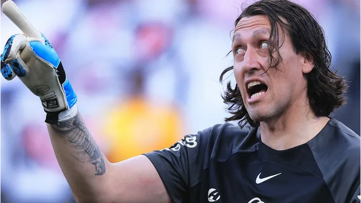 Cassio ex-goleiro do Corinthians durante partida contra o Santo Andre no estadio Arena Corinthians pelo campeonato Paulista 2024.