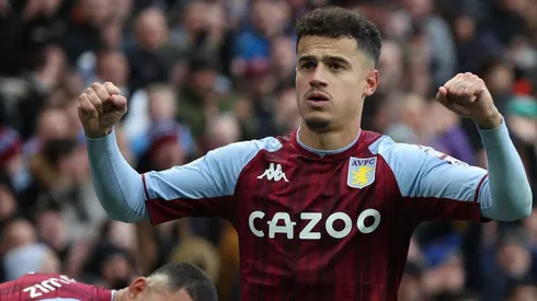 Philippe Coutinho, jogando pelo Aston Villa. O meia está na mira do Vasco.
