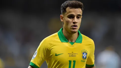 Phillipe Coutinho jogador do Brasil durante partida contra o Argentina no estadio Mineirao pelo campeonato Copa America 2019. Meia pode ajudar em contratação do Vasco da Gama