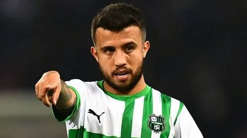Matheus Henrique, jogador do Sassuolo. O volante está na mira do São Paulo.