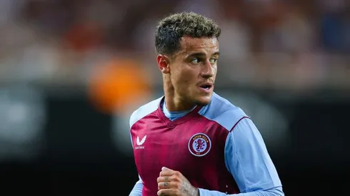 Coutinho jogando pelo Aston Villa. Negociação do meia avançou com o Vasco. (Photo by Eric Alonso/Getty Images)
