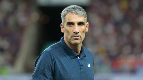 Vojvoda técnico do Fortaleza durante partida contra o Vasco no estadio Arena Castelão pelo campeonato Copa Do Brasil 2024.