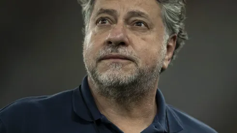 Julio Casares presidente do São Paulo antes da partida contra o Flamengo no estadio Maracanã pelo campeonato Brasileiro A 2024.
